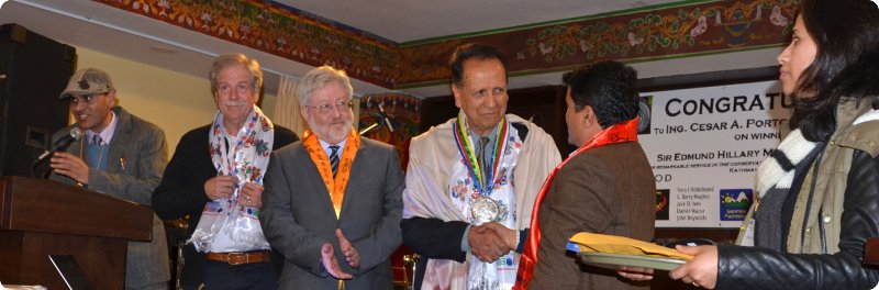 Hillary Medal Presentation Event at Hotel Tibet International, Dec. 11, 2016