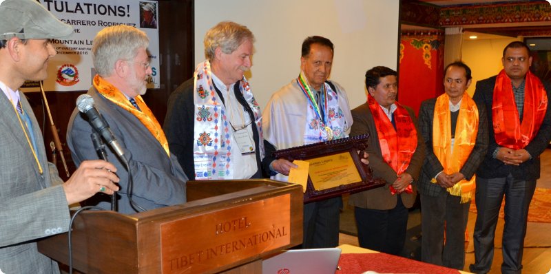 Hillary Medal Presentation Event at Hotel Tibet International, Dec. 11, 2016