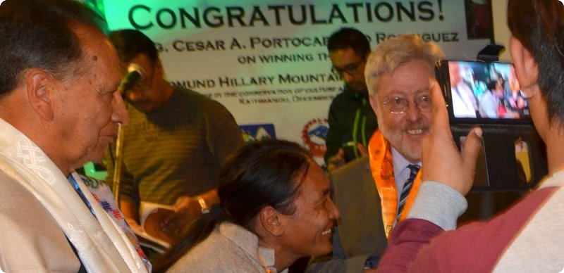 Hillary Medal Presentation Event at Hotel Tibet International, Dec. 11, 2016