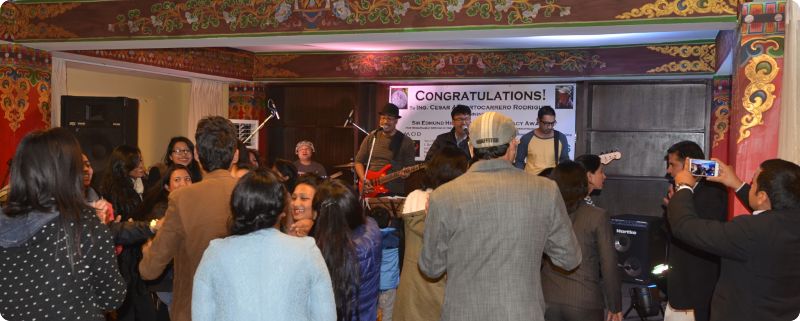 Hillary Medal Presentation Event at Hotel Tibet International, Dec. 11, 2016