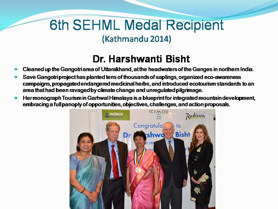 Slide #26, Sir Edmund Hillary Mountain Legacy Medal 2017 presentation event