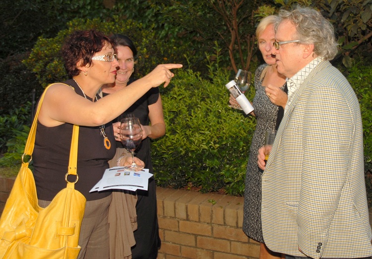 Left to right: Josie Ballerini,  Rachel Imber (rear left), Sue Badyari (rear right), Pino Ballerini