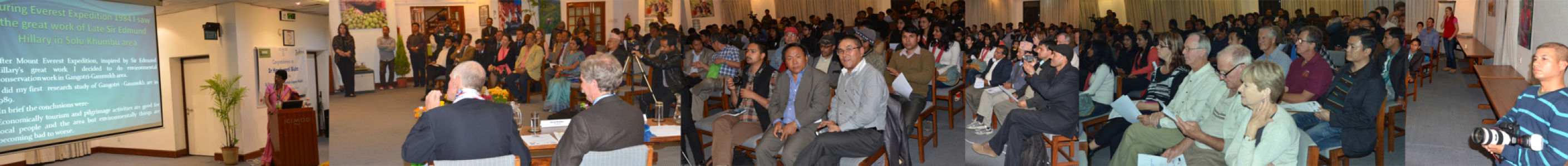 participants in Hillary Medal presentation